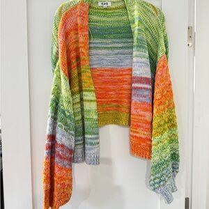 525 America Multicolor Striped Cardigan